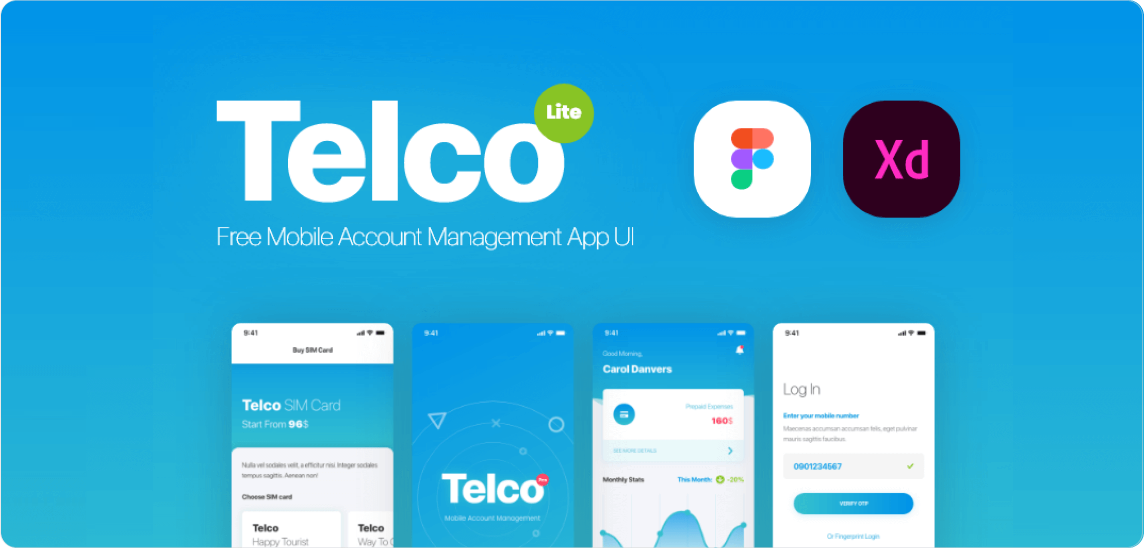 Mobile Account Management UI Kit